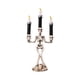 thumbnail image 1 of Vela de Halloween KEWITY sin llama candelabro de calavera decoración casa encantada, 1 of 3