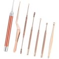 thumbnail image 1 of 7pcs LED Light Ear Pick Curette Wax Earpick Cleaner Set Ear Wax Remover, 1 of 8