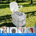 thumbnail image 6 of DEXTRUS Portable RV Toilet with Hand Sprayer ,5.8 Gallon Portable Toilet for Camping with Level Indicator, 6 of 9