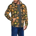 thumbnail image 2 of Naloa Autumn Harvest Pumpkin Basket Men’s Hoodies, Zip up Hoodie, Sweatshirts,Hoodies for Men Sizes S-3XL-Medium, 2 of 5