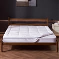 thumbnail image 1 of Mattress Topper Fiber Fill Detachable & Washable Queen Size 1 in Thickness, 1 of 7