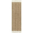 thumbnail image 2 of nuLOOM Raleigh Jute Tasseled Natural 2' 6" x 8' Farmhouse Runner Rug, 2 of 9