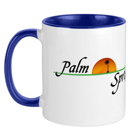 

CafePress - Palm Springs Sunset Mug - Ceramic Coffee Tea Novelty Mug Cup 11 oz