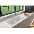 thumbnail image 5 of BOCCHI 1618-507-0126 Baveno Lux Undermount 33 Granite Kitchen Sink in Milk White, 5 of 7