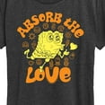 thumbnail image 3 of SpongeBob SquarePants - Absorb The Love - Women's Short Sleeve Graphic T-Shirt, 3 of 6