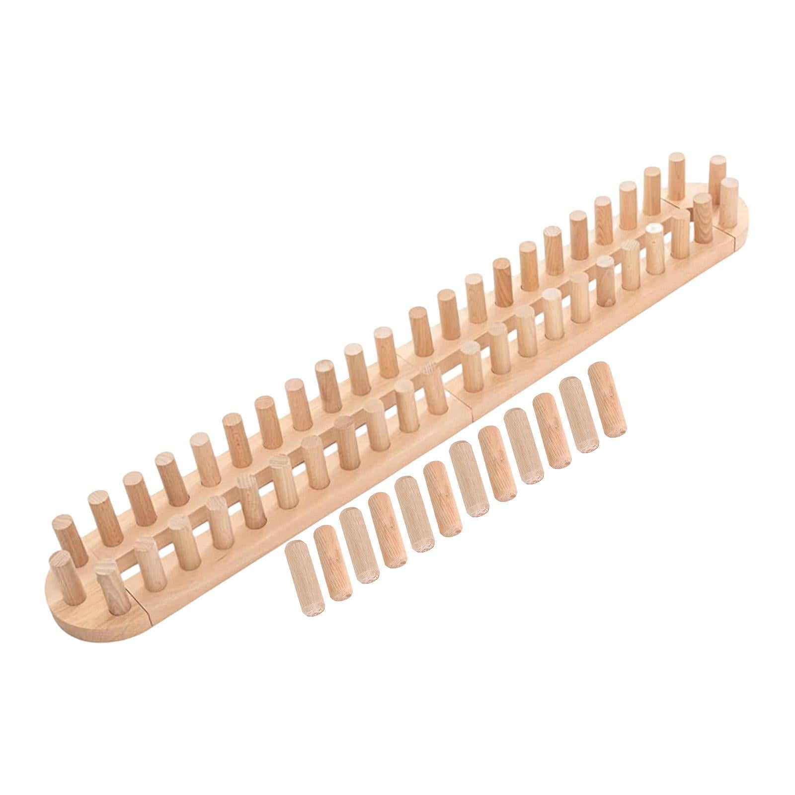 Wooden Loom Frame Chunky Yarn Blanket Loom Mini Weaving Loom Sturdy Wooden Material for DIY Throw Blankets
