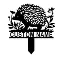 thumbnail image 6 of Custom Hedgehog Metal Sign Stake, Garden Decor, Cutom Hedgehog Stake, Vintage Sign, Cute Hedgehog, Outdoor Sign, Hedgehog, 6 of 6