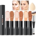 thumbnail image 1 of Set de barras de maquillaje LemonSac, 6 colores, con brocha y esponja, 1 of 7