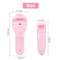 thumbnail image 2 of Eyelash Curler Tool with Extra Silicone Replacement Pads Portable Plastic EyeLash Curler, 2 of 5