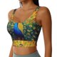 thumbnail image 2 of Fotbe Peacocks Sujetador Deportivo Largo sin Aros para Mujer con Almohadillas y Soporte Medio, Transpirable y Absorbente, Camiseta Tipo Chaleco o Tank Top-Medium, 2 of 8