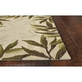 thumbnail image 4 of 2'x3' Sand Beige Hand Hooked UV Treated Bordered Coastal Sea Grass Indoor Outdoor Accent Rug, 4 of 6