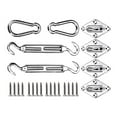 thumbnail image 1 of 12 Pcs Crochet de Plafond en Acier Inoxydable Robuste pour Auvents, 1 of 5