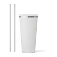 thumbnail image 3 of RTIC 20 oz Ceramic Lined Everyday Tumbler, Spill-Resistant Straw Lid, White, 3 of 6