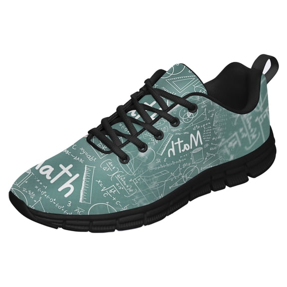 Physics And Maths Shoes for Men Women Running Sneakers Breathable Casual Sport Tennis Shoes Black Size 3.5