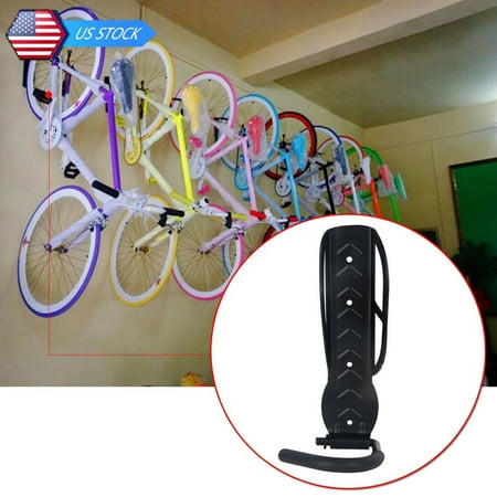 - Bike Hook Black Wall Mounted Bicycle Hanger Vertical Bike Rack Holder 2 Packs