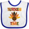 thumbnail image 3 of Inktastic Thanksgiving Turkey Time Boys or Girls Baby Bib, 3 of 4