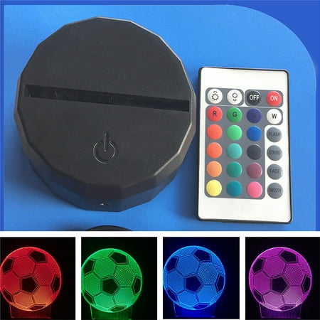 

RONSHIN Touch Remote Control 3D Light Base for LED Night Light Colorful Gradient Lamp Black (without Light)