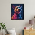 thumbnail image 4 of Paint by Numbers Kit for Adults, Rainbow Dog Portrait Vibrant Art Paint by Numbers, Easy Paint by Numbers Kit for Adults Beginner, DIY Adult Paint by Number Kits on Canvas, 12x16in Home Decor, 4 of 7