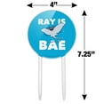thumbnail image 2 of Acrylic Ray is Bae Funny Humor Cake Topper Party Decoration for Wedding Anniversary Birthday Graduation, 2 of 7