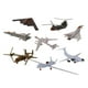 thumbnail image 1 of 8 piezas modelo de avión estante de avión ornamento Kits de construcción para niñas Estilo B Zulema Rompecabezas de avión de bricolaje, 1 of 8