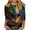 6-Multicolor, variant on Cavosen Mardi Gras Womens Casual Tops 3/4 Sleeves Festival Carnival Round Neck Blouse Mask Graphic Print Shirts Holiday Novelty Tops Loose Workout Tees Party Shrove Tuesday T-Shirts M