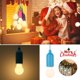 thumbnail image 5 of Cadena de lámpara 6 bombillas LED de 4.5 V y 0.5 W interruptor de cuerda de tracción 3 pilas AAA funciona con diseño colgante para dormitorio sala de estar restaurante comedor decoración de fiesta en Abody Cadena de lámpara, 5 of 7