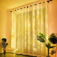 thumbnail image 5 of 1Pc USB Plug Curtain LED String Lights Christmas Tree Decor 2025 New Year Decor Lights Decor for Home Christmas Garland Lamp, 5 of 5