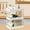 White, variant on HongHeng Countertop Coffee Station Organizer, 3 Tier Wine Glass Holder, Mug Shelf with Removable Drain Tray, Spice Rack for Kitchen, Bathroom Countertop Organizer
