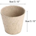 thumbnail image 3 of 100 Pcs 3 Inch Peat Pots, Seeds Starter, Transplant Seedlings With 100 Pcs White Plastic Plant Labels 3 Inch 3 Inch, 3 of 7