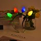 thumbnail image 2 of Paquete de 2 tiras de luces con bombillas LED de colores para fiesta de Navidad de niños, 8" (verde) JAMW Sencillez, 2 of 5
