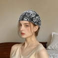thumbnail image 5 of Unique Bargains 1 Pc Fashion Pattern Wide Headwrap for Women Dark Gray, 5 of 5