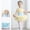 AB50 Yellow, variant on Bainana Little Baby Girls Cute Ballet Dance Dress Size 4-5 Years Color Block Short Sleeve V Neck Dresses Girls Performance Dance Tutu Dress Pink
