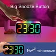 thumbnail image 4 of Reloj despertador Topski Loud para dormitorios con sueño pesado, color rosa, 4 of 6