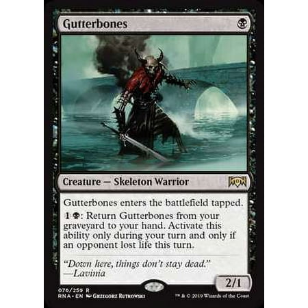 MtG Ravnica Allegiance Rare Gutterbones #76