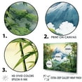 thumbnail image 3 of Designart "Bamboo Charm Near A Japanese Volcano" Bamboo Picture Framed Wall Decor, 3 of 5