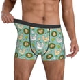 thumbnail image 3 of Men's Boxer Briefs, Cartoon Colorful Cute Chicken Soft Comfy Mens Underwear Boxer Briefs Breathable With Widen Waist, 3 of 7