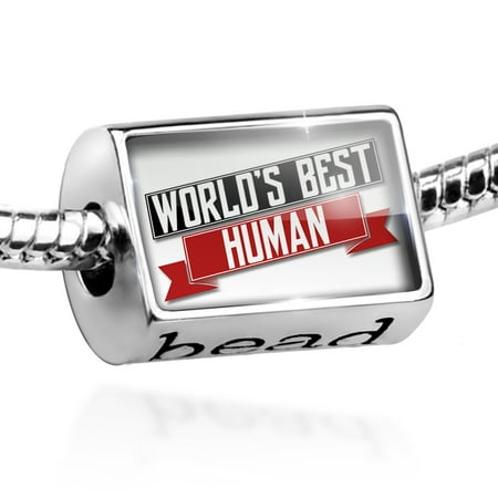 Bead Worlds Best Human Charm Fits All European (Best Hitman In The World)