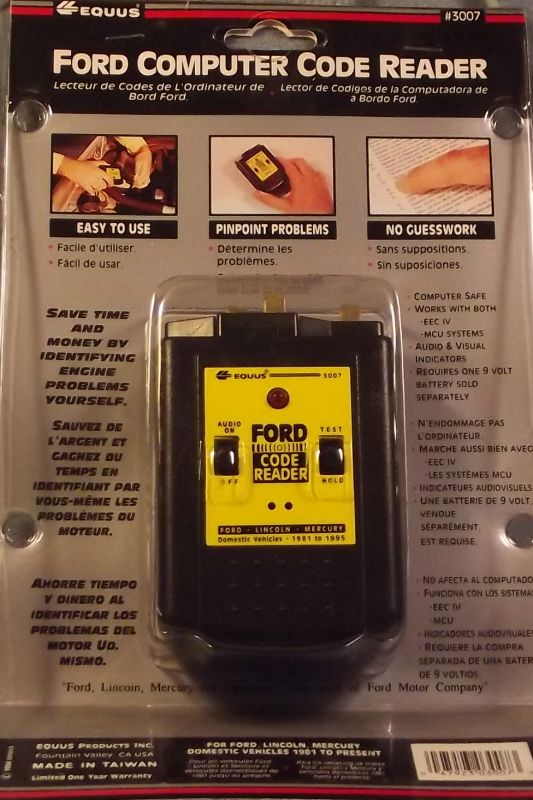 Equus 3007 Ford Computer Code Reader