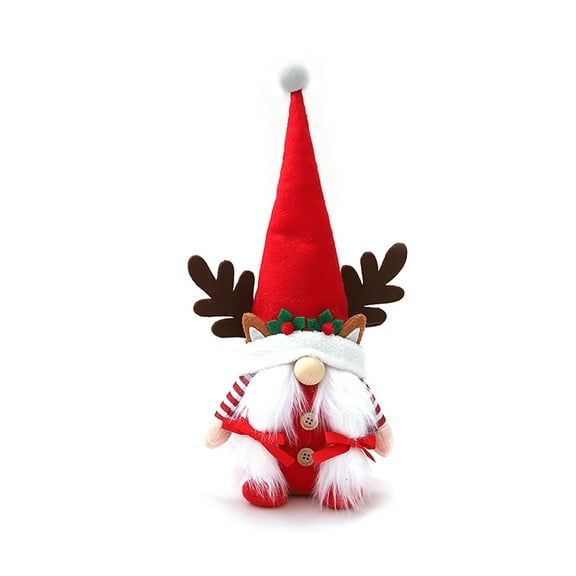 Christmas Gnome Faceless for Doll Plush Dwarf Elf Decorations Handmade Scandinavian Tomte Ornament for Xmas Holiday Home New Year 2022