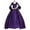 Purple, variant on Bigersell Long Dresses for Women Casual Summer Female U-Neck 3/4 Sleeve Maxi Ball Gown Dress Style D-136 Birthday Dress Ladies Plus Size Summer Dresses , Black 5XL