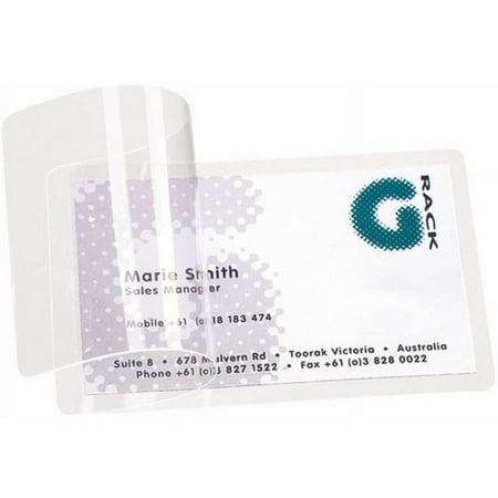 Self Laminating Business Cards - 100 Pieces.