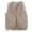 Gray, variant on Kids Winter Warm Fluffy Faux Fur Short Coat Jacket Parka Outwear Sleeveless Vest Baby Girls Clothes Winter Fleece Solid Color Loose Coat Jacket Thick Warm Outwear (Black,3-4 Years)