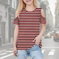 thumbnail image 2 of Ashirexll Chemises pour Filles, Hauts d'Été, Garçons Filles T-Shirt Imprimé à Manches Courtes Col Rond Haut Graphique Blouse Décontractée, 2 of 7