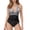 Z15-White, variant on LILIYA Tummy Control Swimsuits for Women Slimming One Piece Bathing Suit Ruched Halter Push Up Bathing Suits Plus Size Padded Swimwear