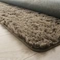 thumbnail image 3 of Paco Home Shag Rug Super Light & Cozy in Brown - 5'3" x 7'3" (5'x7'), 3 of 6