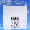 thumbnail image 2 of Funny Kitchen Tea Towels - Mimi is My Name and Spoiling is My Game - Funny Flour Sack Dish Towel - Great Gift for Grandma and Fun Kitchen Decor…, 2 of 3
