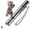 1 pieces, variant on Interactive Light , 3 Light Modes & 5 Fun Patterns, USB Rechargeable Pointer for Cats/Dogs/Birds, 20-Min Charge, Stainless Steel Portable Chaser with RingwormDetector & Flashlight