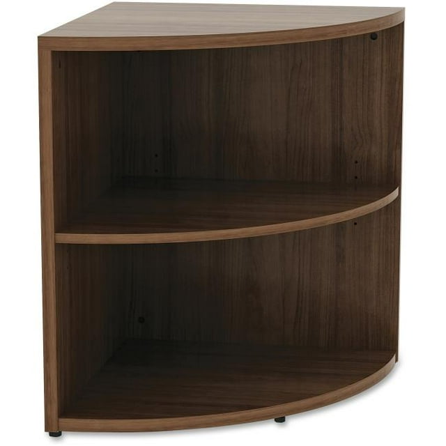 Lorell LLR69617 Bibliothèque d'Angle de 23,6 x 29,5 Po - Noyer