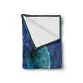 thumbnail image 2 of Astral Soft Flannel Fleece Throw Blanket, Universe Concept with Planets Stars Outer Space Print, Cozy Plush for Indoor and Outdoor Use, 60" x 80", Multicolor, by Ambesonne, 2 of 5