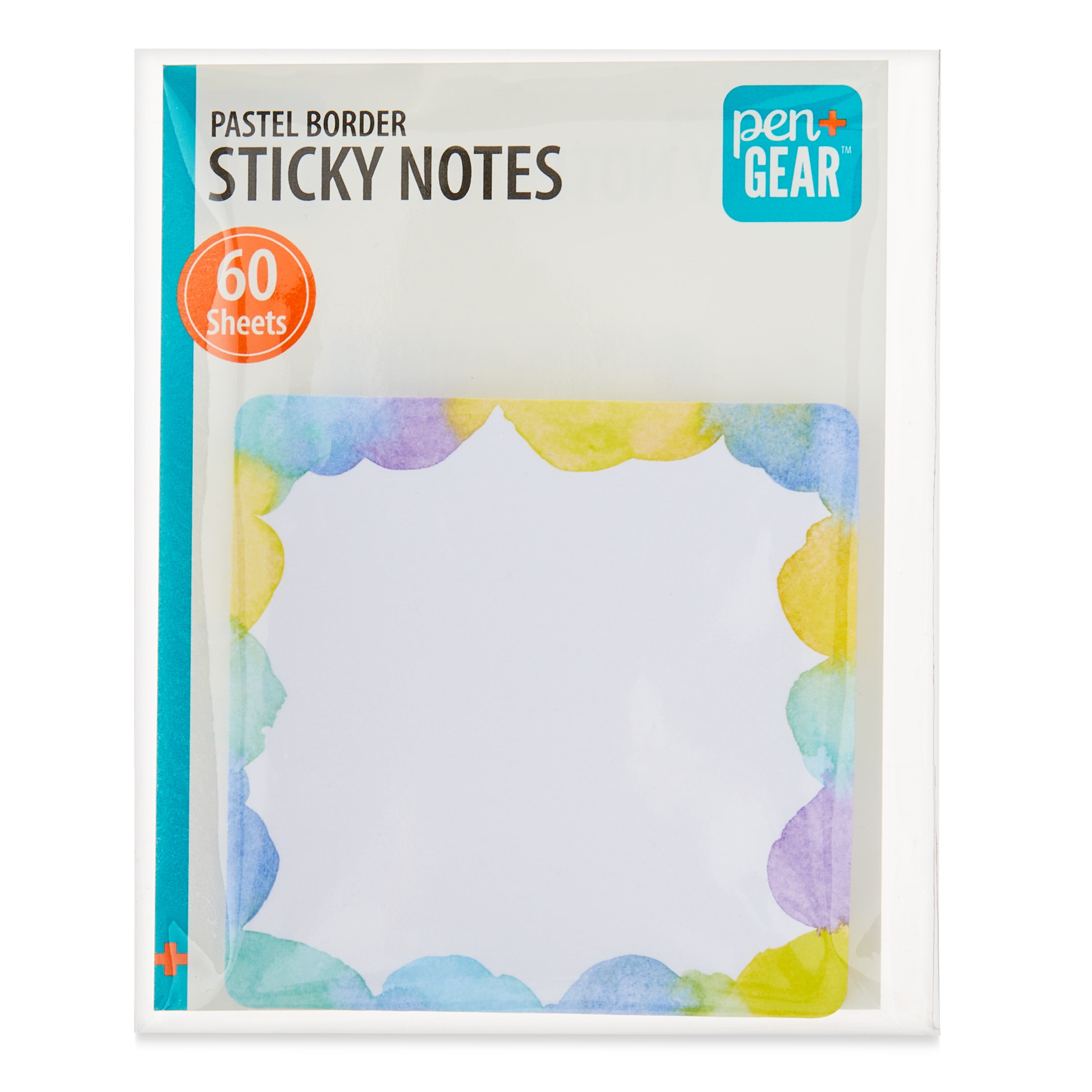 (4 pack) Pen+Gear Square Sticky Notes, 2.75" x 2.75", 60 Sheets/Pad, 1 Pad/Pack